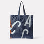 Hurst Packable Tote Bag in Navy back