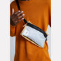 Herbert Packable Zip Top Belt Bag in Beige model image