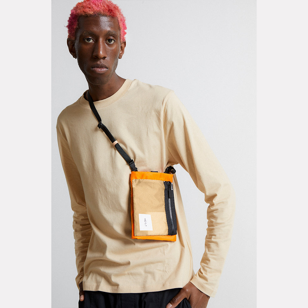 Herve Packable Pouch in Orange