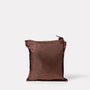 Hurst Packable Tote Bag in Brown folded pouch