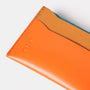 Ally Capellino Waste You Want Tri-Colour Pete Leather Card Holder in Orange Detail