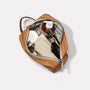 Ally Capellino Simon Waxed Cotton Washbag in Walnut Pocket Detail