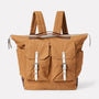 Ally Capellino Frank Waxed Cotton Backpack in Walnut