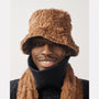 Terry Hemp Fur Bucket Hat in Sand campaign image