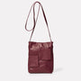 red, red leather, oxblood, womens, crossbody bag, leather crossbody bag